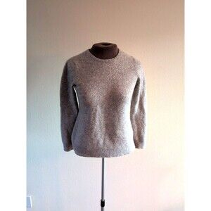 CHARTER CLUB 100% CASHMERE LUXURY CREW NECK SWEATER  MED FOG GRAY